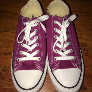 never worn before purple converse